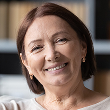 Smiling older woman in a professional headshot